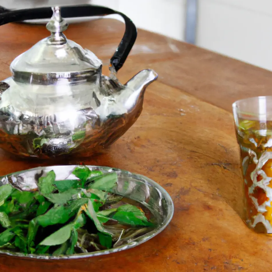 Délicieux thé à la menthe